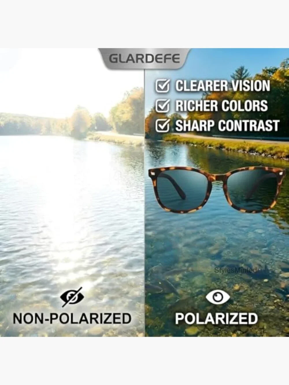 Kids Polarized Sunglasses Flexible Youth Glasses for Ages 3-12